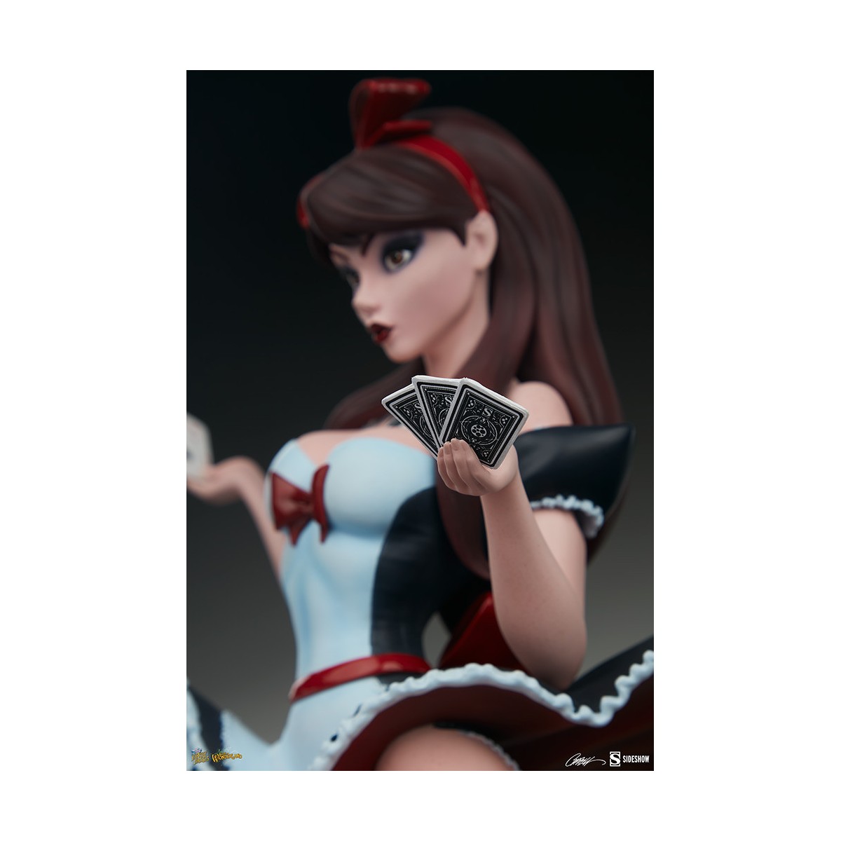 Sideshow Alice In Wonderland Game of Hearts Edition - Collezione Fairytale Fantasies Campbell