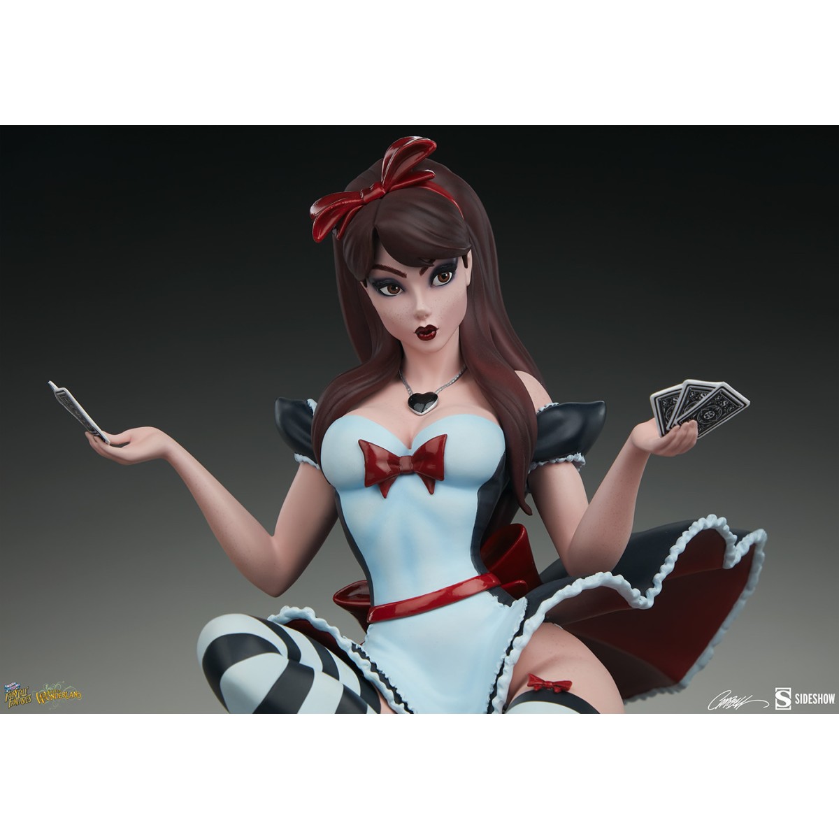 Sideshow Alice In Wonderland Game of Hearts Edition - Collezione Fairytale Fantasies Campbell