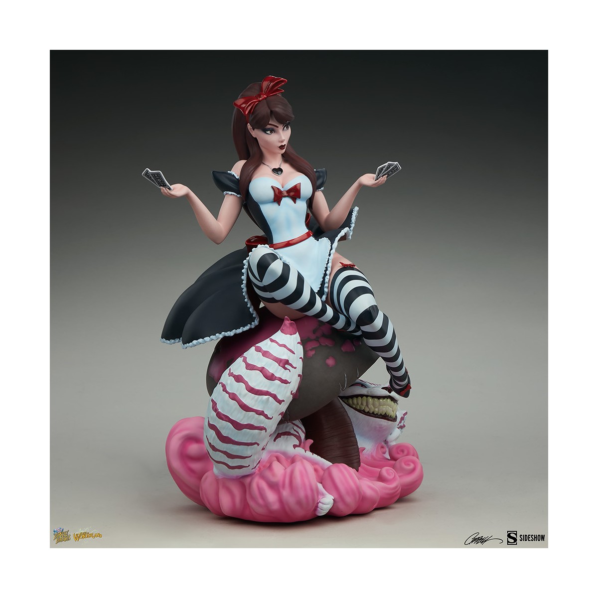 Sideshow Alice In Wonderland Game of Hearts Edition - Collezione Fairytale Fantasies Campbell
