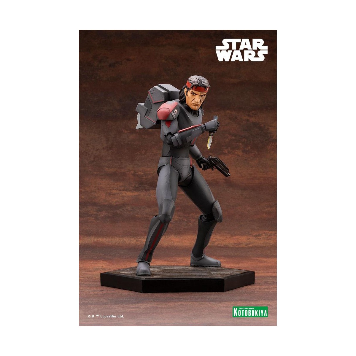 Star Wars - ARTFX kotobukiya - Hunter - The Bad Batch PVC statua ARTFX 1/7