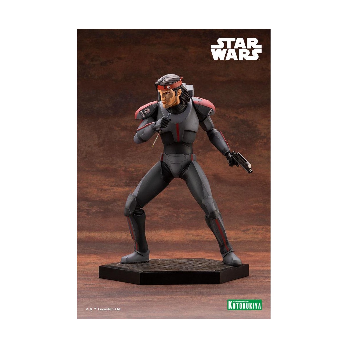 Star Wars - ARTFX kotobukiya - Hunter - The Bad Batch PVC statua ARTFX 1/7