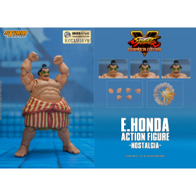 Storm Collectibles - Street Fighter V: E.Honda Nostalgia Costume Rosso versione esclusiva BBICN - 1/12