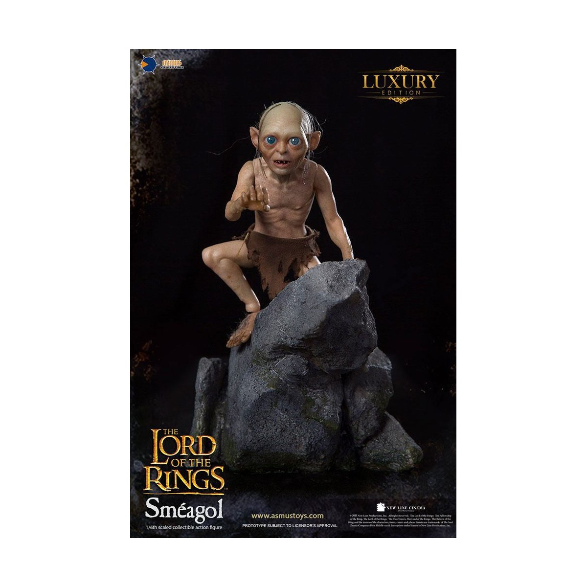 Asmus Toys - Il Signore degli Anelli 1/6 Gollum figura - LOTR