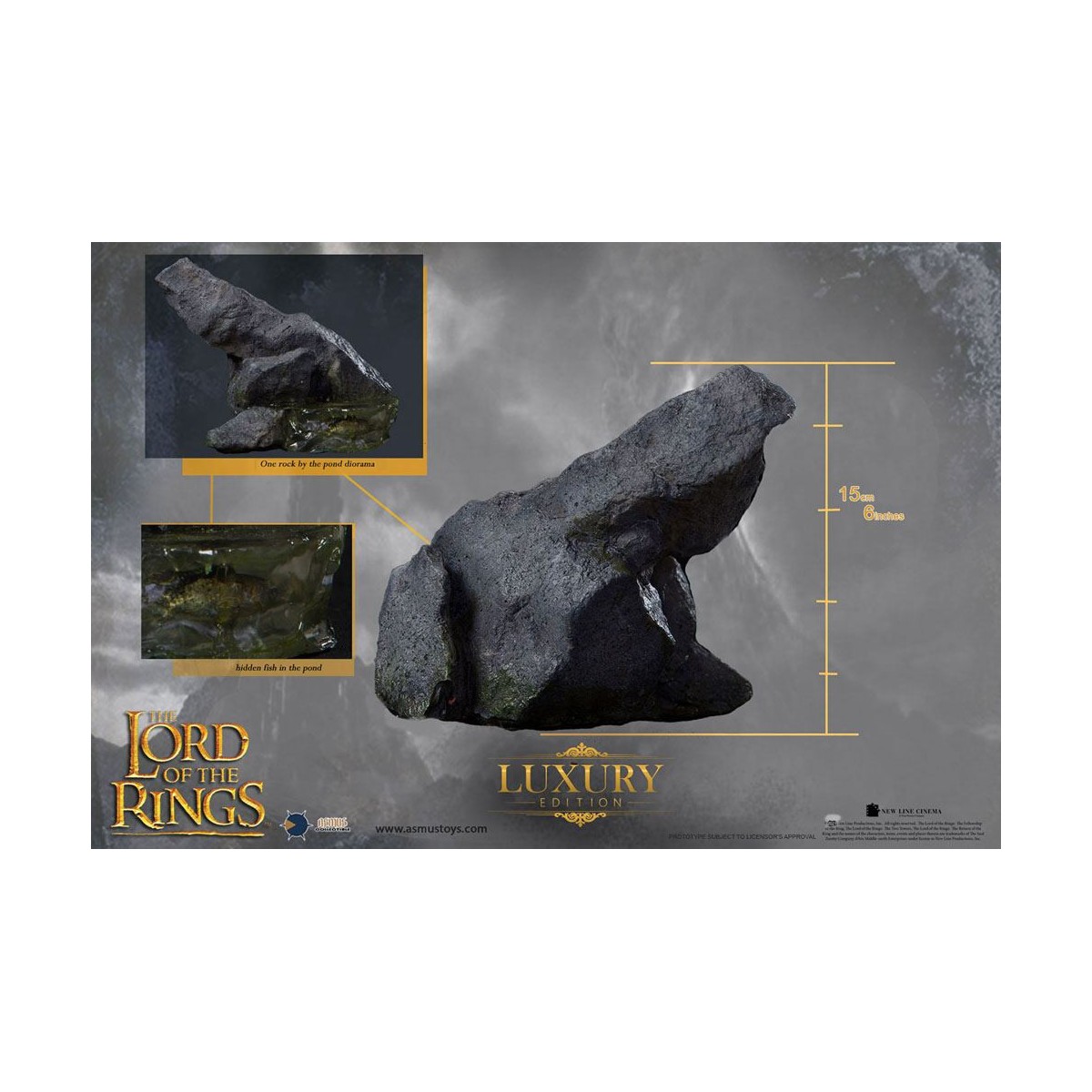 Asmus Toys - Il Signore degli Anelli 1/6 Gollum figura - LOTR