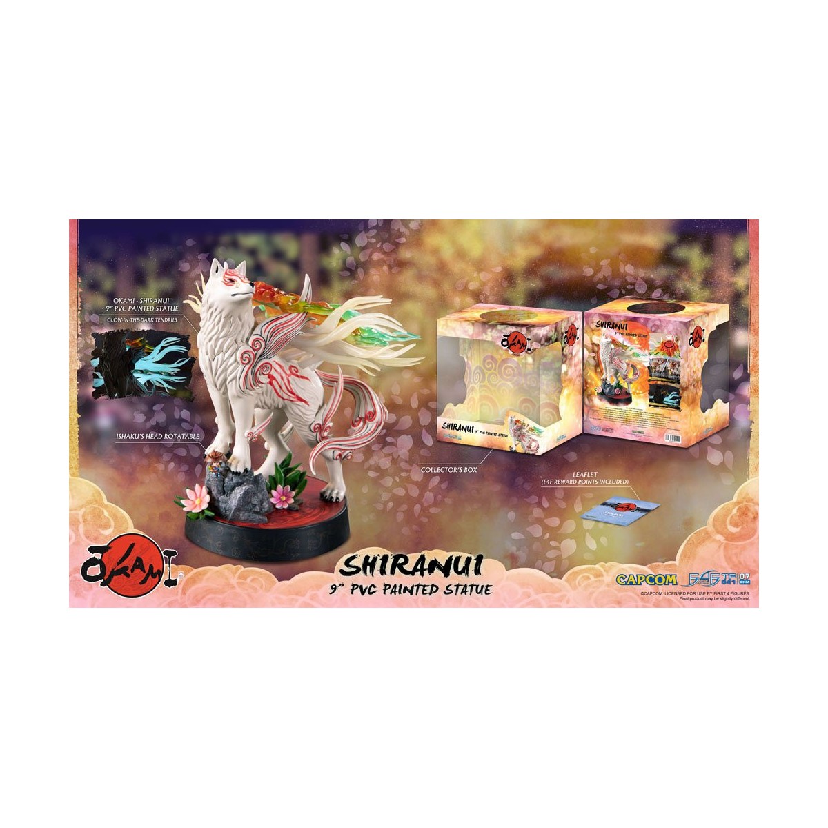 First For Figures Okami - Shiranui statuetta in PVC (posa standard)