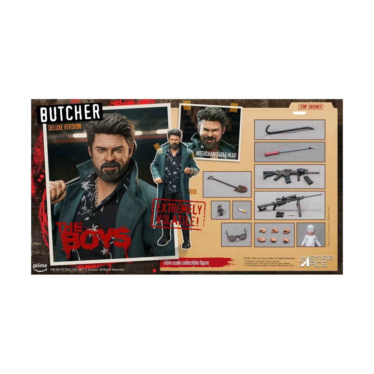 Star Ace - The Boys - Billy Butcher (Deluxe Version) - My Favourite Movie figure 1/6