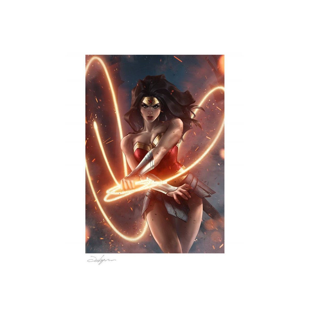 Stampa DC Comics - Stampa artistica Wonder Woman - 46 x 61 cm - senza cornice