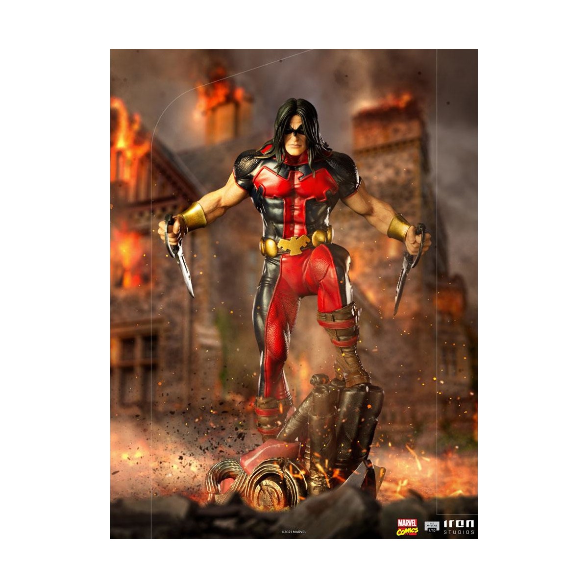 Iron Studios - X-Men Warpath - Marvel Comics Statuetta 1/10 BDS Art Scale