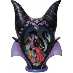 Enesco - Disney Traditions - Diorama Maleficent Headdress - "True Love's Kiss" - Sleeping Beauty