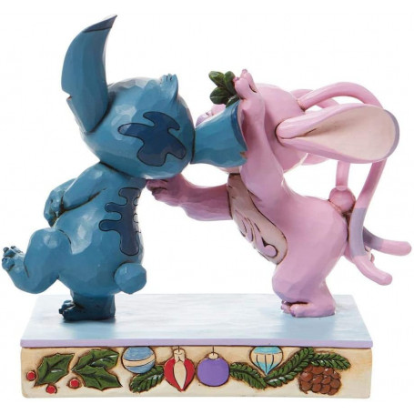 Disney Traditions Lilo e Stich - Stitch & Angel Mistletoe Kisses