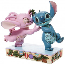 Disney Traditions Lilo e Stich - Stitch & Angel Mistletoe Kisses