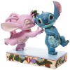 Disney Traditions Lilo e Stich - Stitch & Angel Mistletoe Kisses