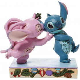 Disney Traditions Lilo e Stich - Stitch & Angel Mistletoe Kisses