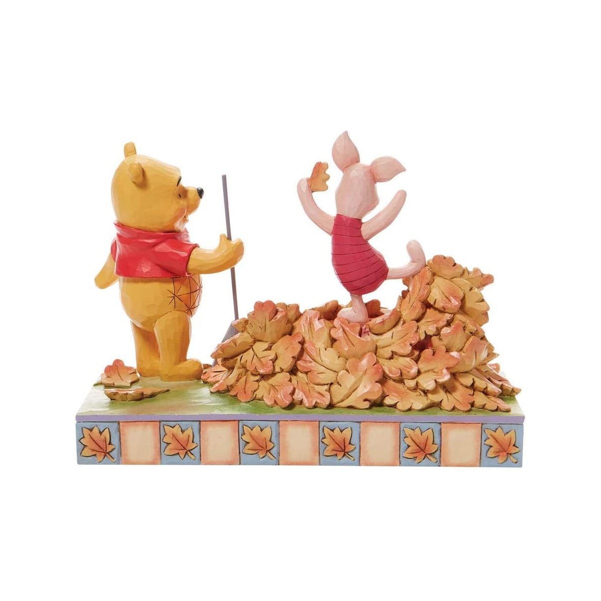 Enesco - Winnie the Pooh - Jumping into Fall - Disney Tradition di Jim Shore