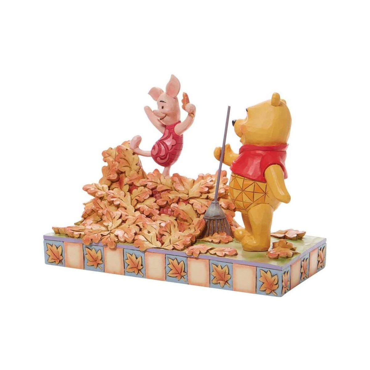 Enesco - Winnie the Pooh - Jumping into Fall - Disney Tradition di Jim Shore