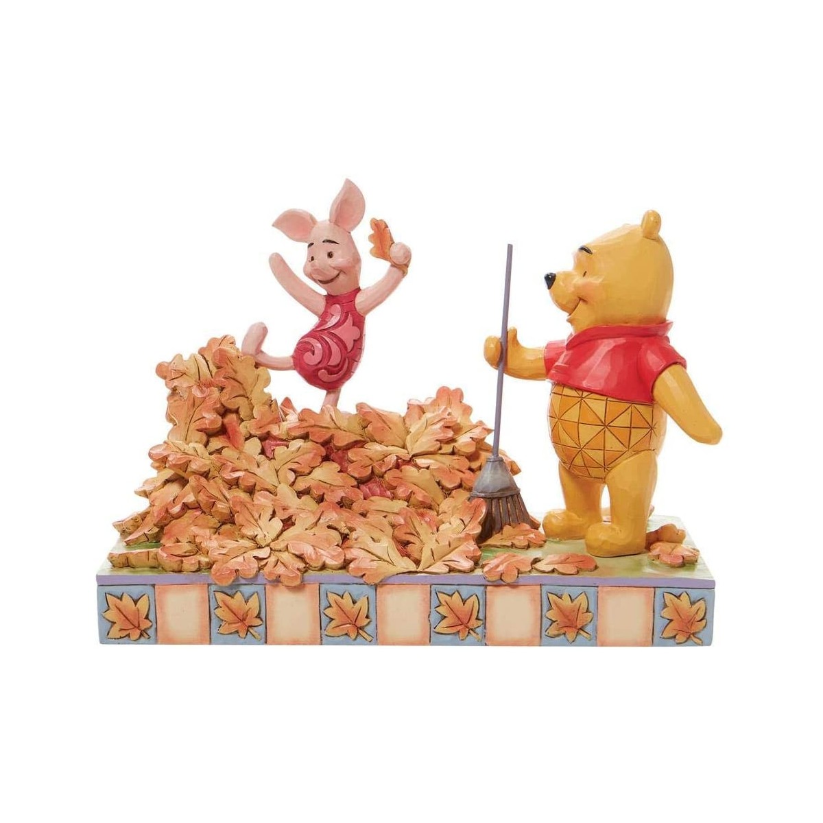 Enesco - Winnie the Pooh - Jumping into Fall - Disney Tradition di Jim Shore