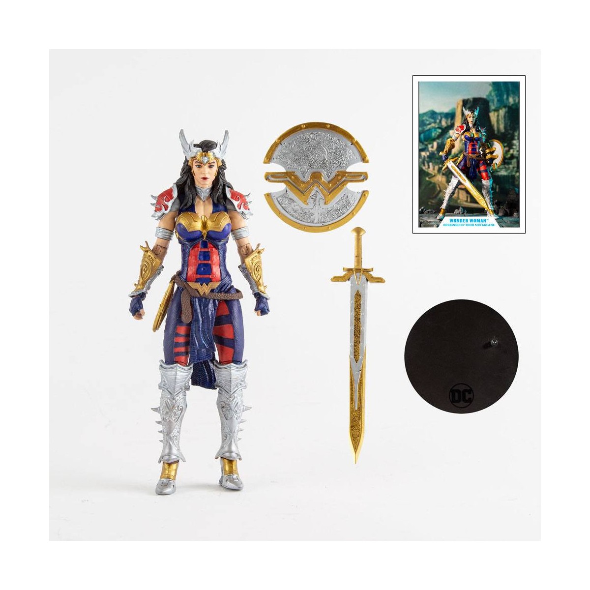 Mc Farlane DC Multiverse - Wonder Woman disegnato da Todd McFarlane 1/12