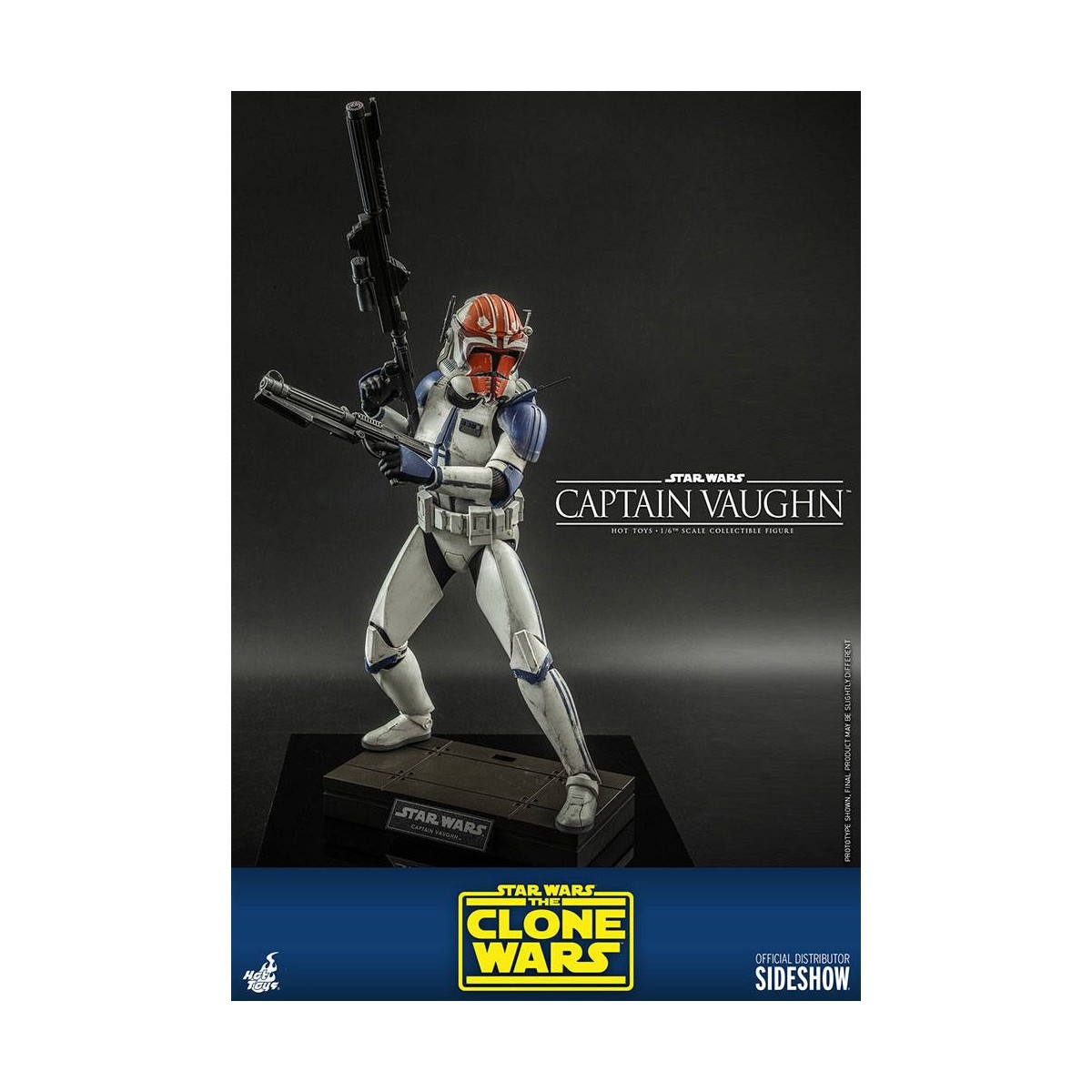Hot Toys Star Wars - Capitano Vaughn - The Clone Wars 1/6