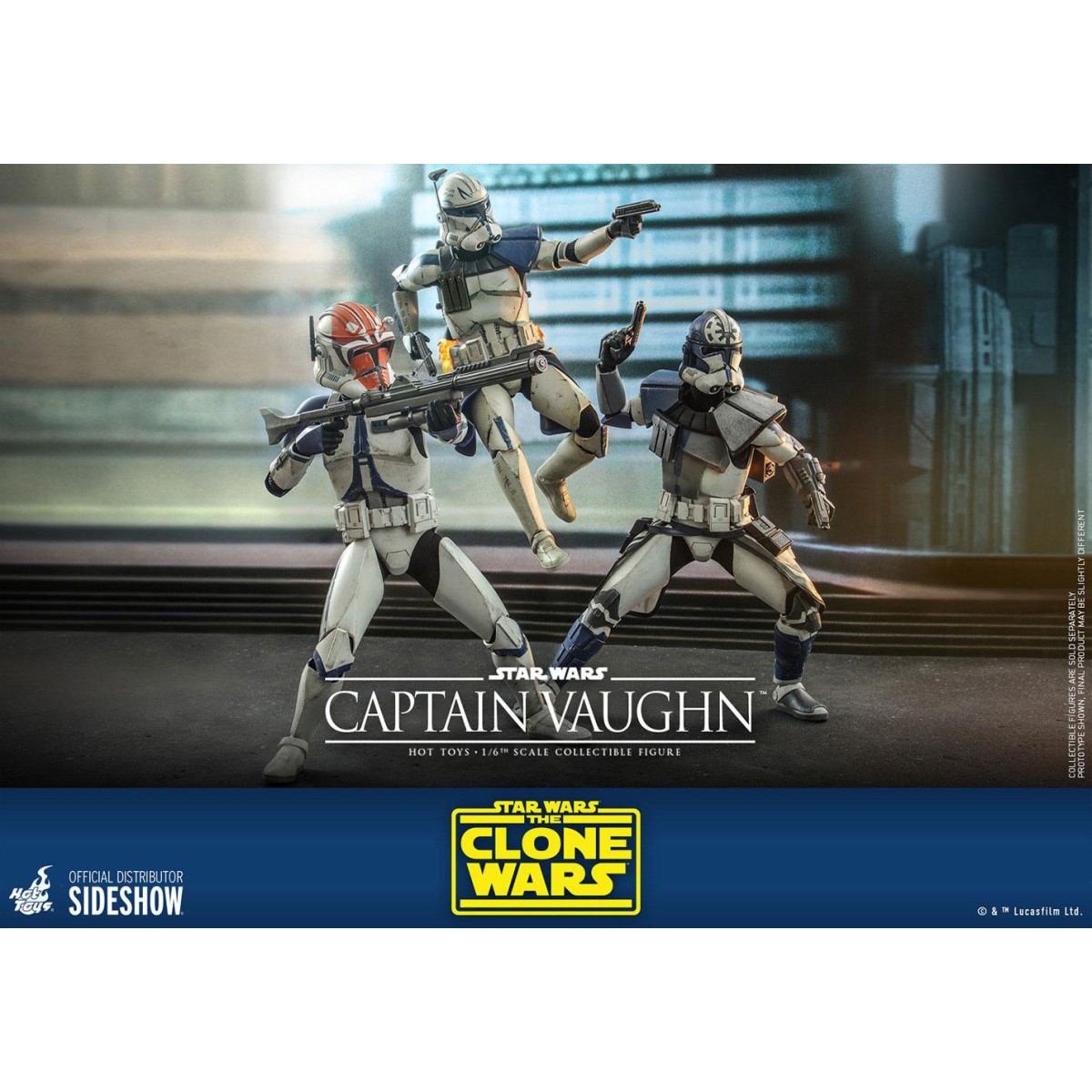 Hot Toys Star Wars - Capitano Vaughn - The Clone Wars 1/6