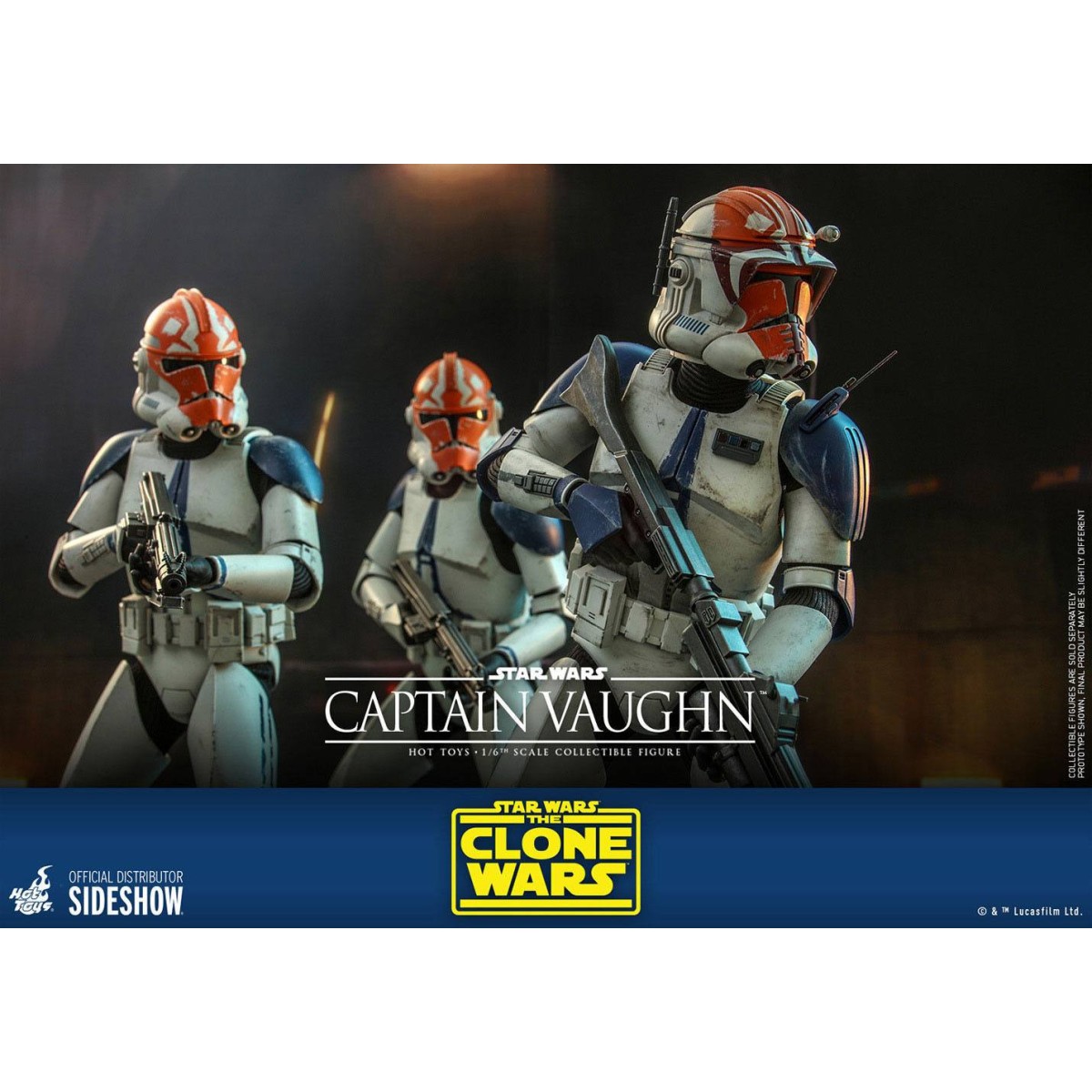 Hot Toys Star Wars - Capitano Vaughn - The Clone Wars 1/6