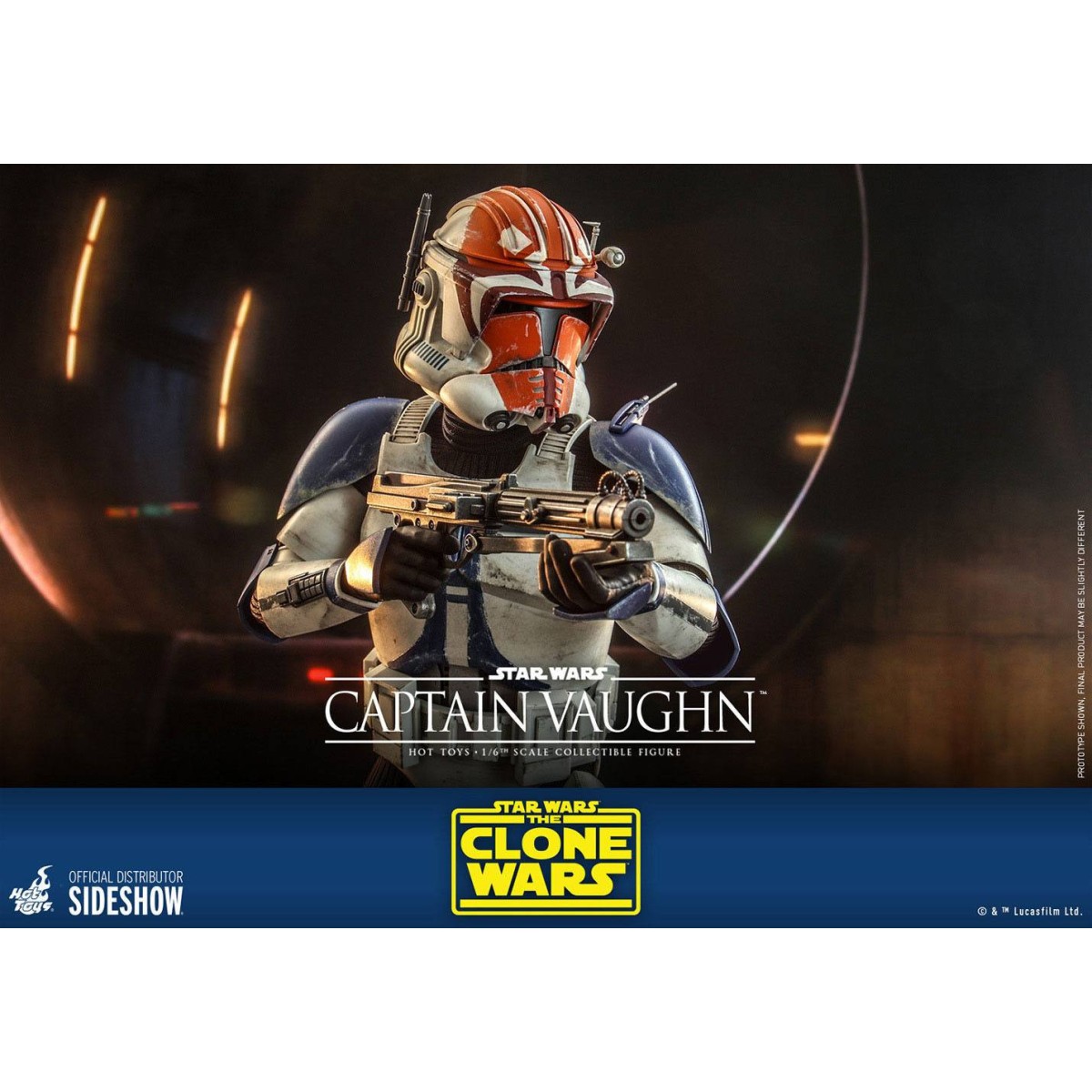 Hot Toys Star Wars - Capitano Vaughn - The Clone Wars 1/6