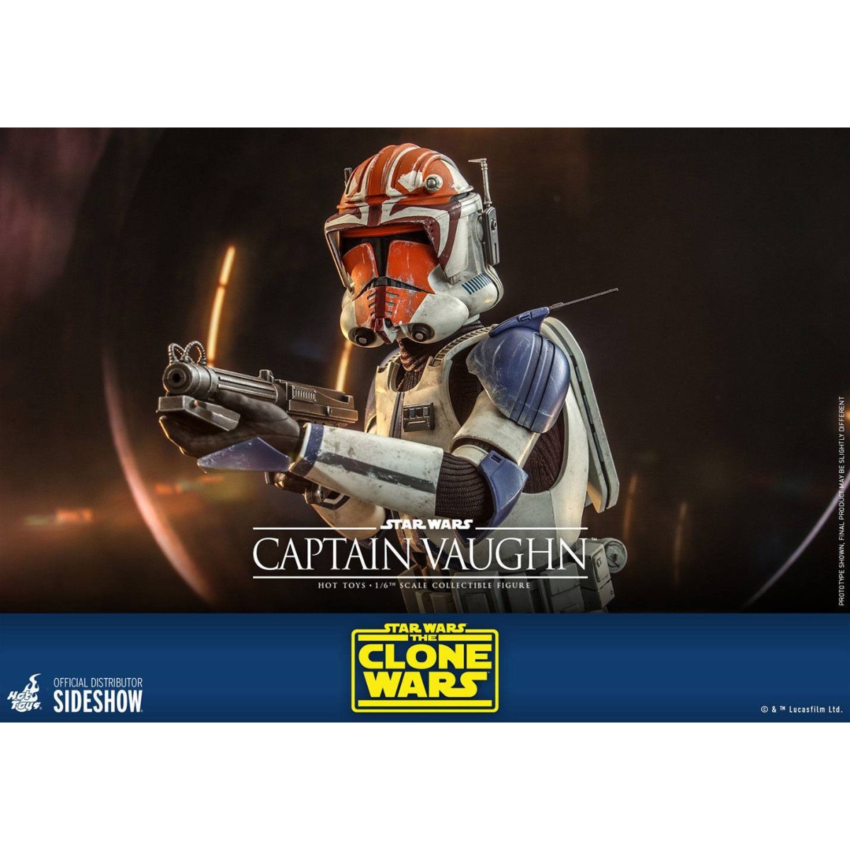 Hot Toys Star Wars - Capitano Vaughn - The Clone Wars 1/6