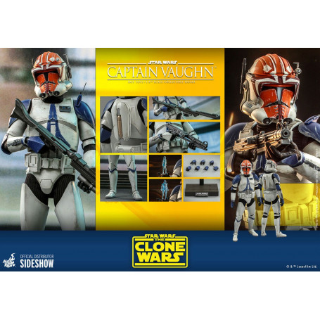 Hot Toys Star Wars - Capitano Vaughn - The Clone Wars 1/6