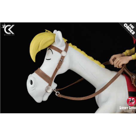 Cartoon Kingdom - Lucky Luke - Lucky Luke e Jolly Jumper statua in resina 1/6