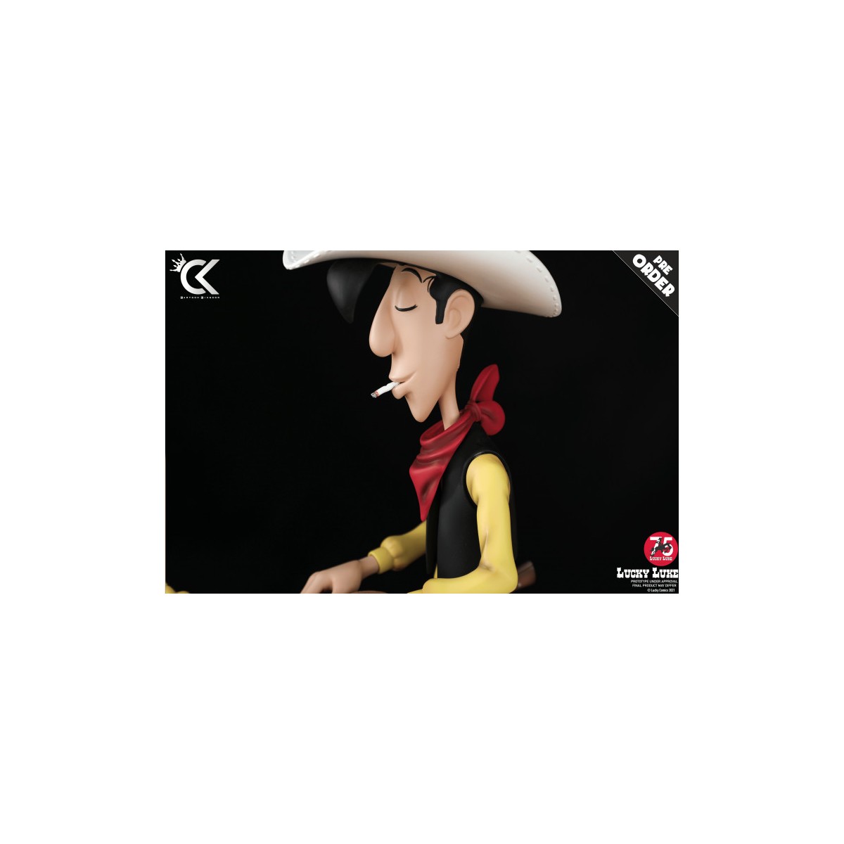 Cartoon Kingdom - Lucky Luke - Lucky Luke e Jolly Jumper statua in resina 1/6