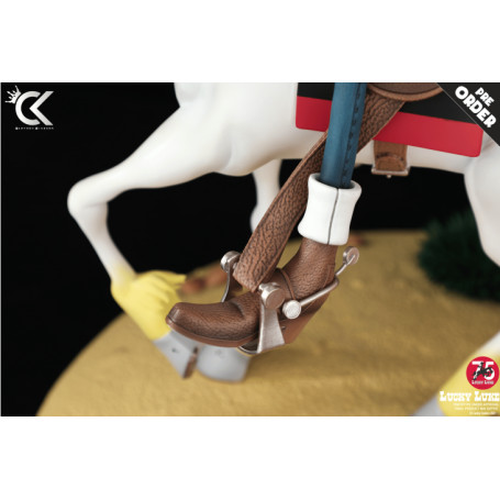 Cartoon Kingdom - Lucky Luke - Lucky Luke e Jolly Jumper statua in resina 1/6