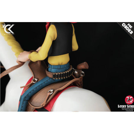 Cartoon Kingdom - Lucky Luke - Lucky Luke e Jolly Jumper statua in resina 1/6