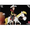 Cartoon Kingdom - Lucky Luke - Lucky Luke e Jolly Jumper statua in resina 1/6