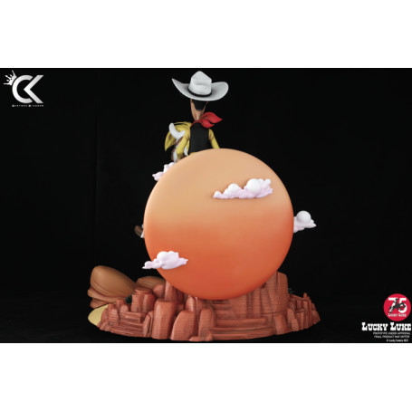 Cartoon Kingdom - Lucky Luke - Lucky Luke e Jolly Jumper statua in resina 1/6