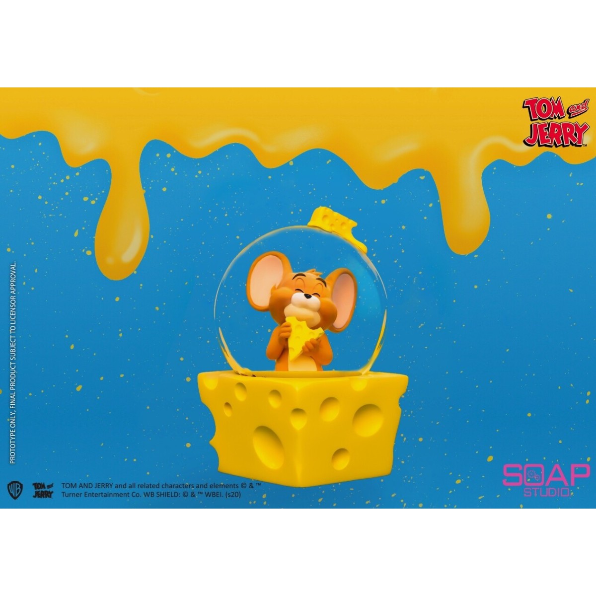 Soap Studios - Tom e Jerry - Jerry Cheese Snow Globe 