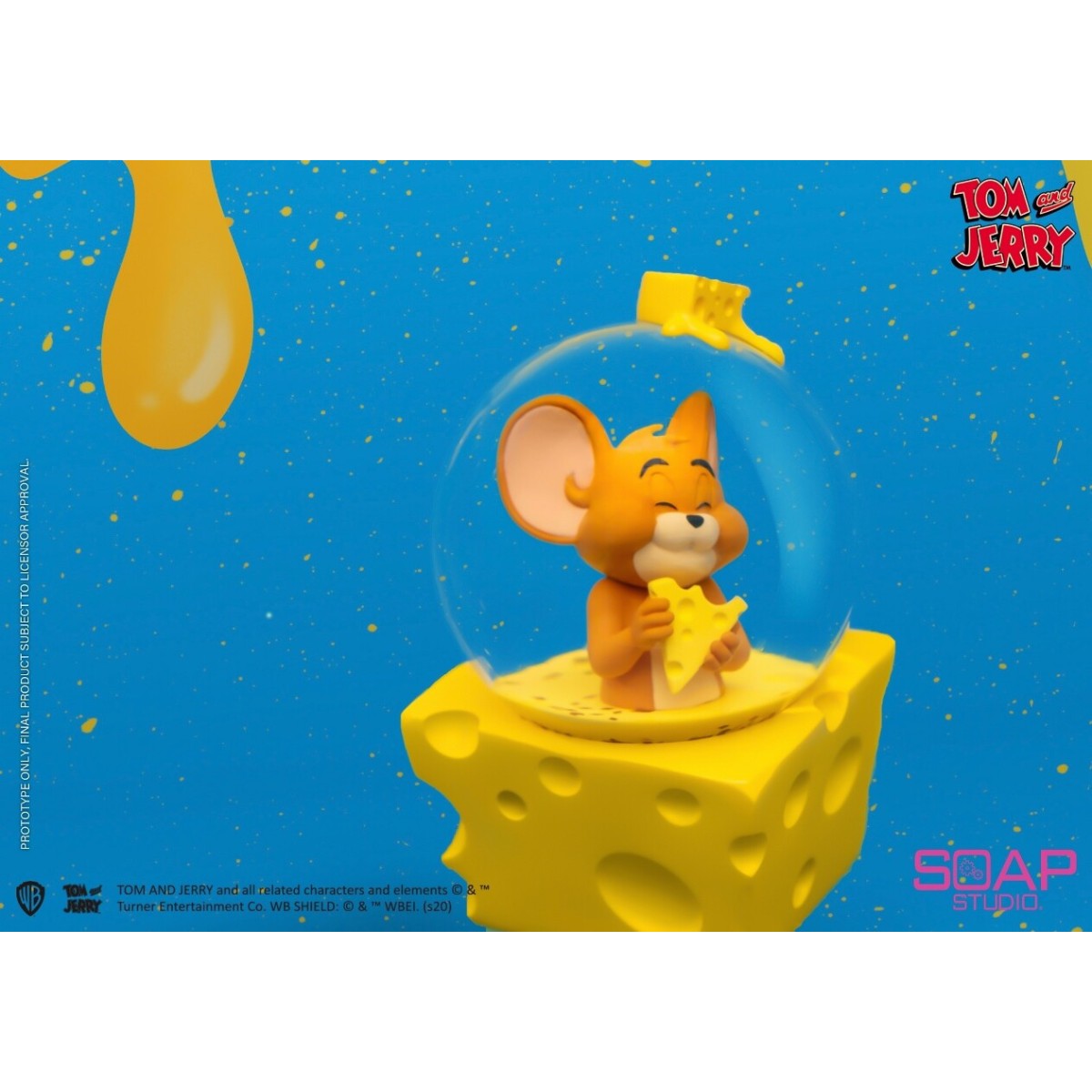 Soap Studios - Tom e Jerry - Jerry Cheese Snow Globe 