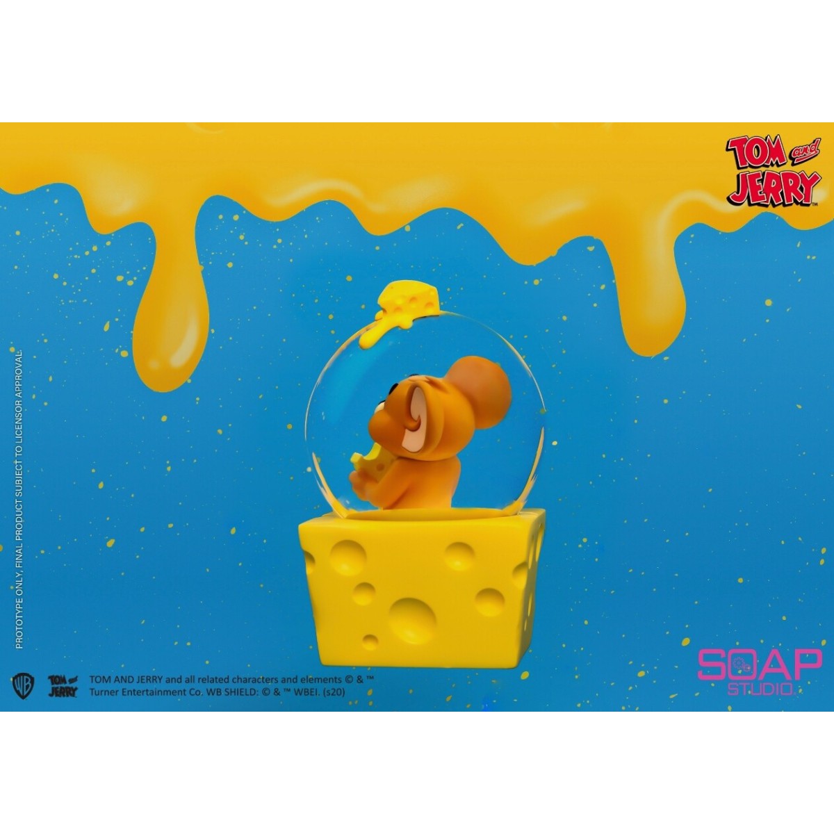 Soap Studios - Tom e Jerry - Jerry Cheese Snow Globe 