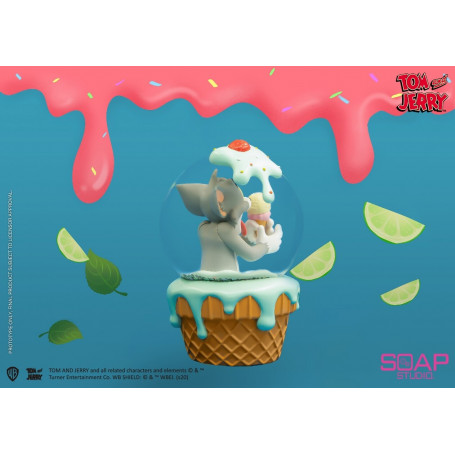 Soap Studios - Tom e Jerry - Tom Ice Cream Snow Globe 