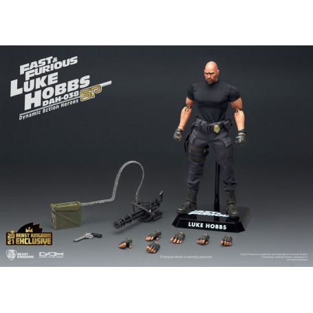 Beast Kingdom - Fast & Furious - Luke Hobbs Edizione Limitata - Dynamic Action Heroes figura 1/9