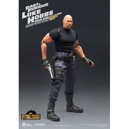 Beast Kingdom - Fast & Furious - Luke Hobbs Edizione Limitata - Dynamic Action Heroes figura 1/9