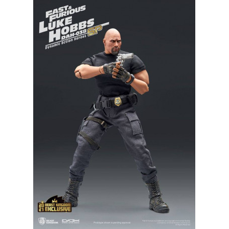 Beast Kingdom - Fast & Furious - Luke Hobbs Edizione Limitata - Dynamic Action Heroes figura 1/9