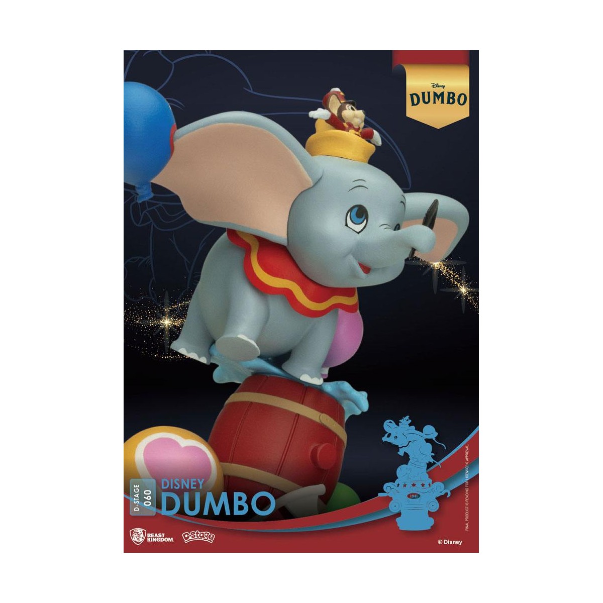 Regno della Bestia Disney Classic Animation Series diorama Dumbo - PVC D-Stage