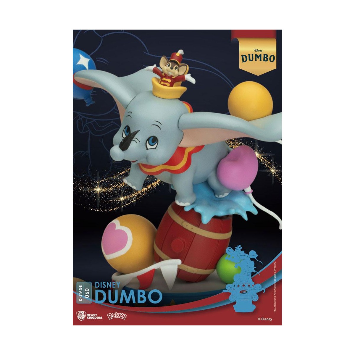 Regno della Bestia Disney Classic Animation Series diorama Dumbo - PVC D-Stage