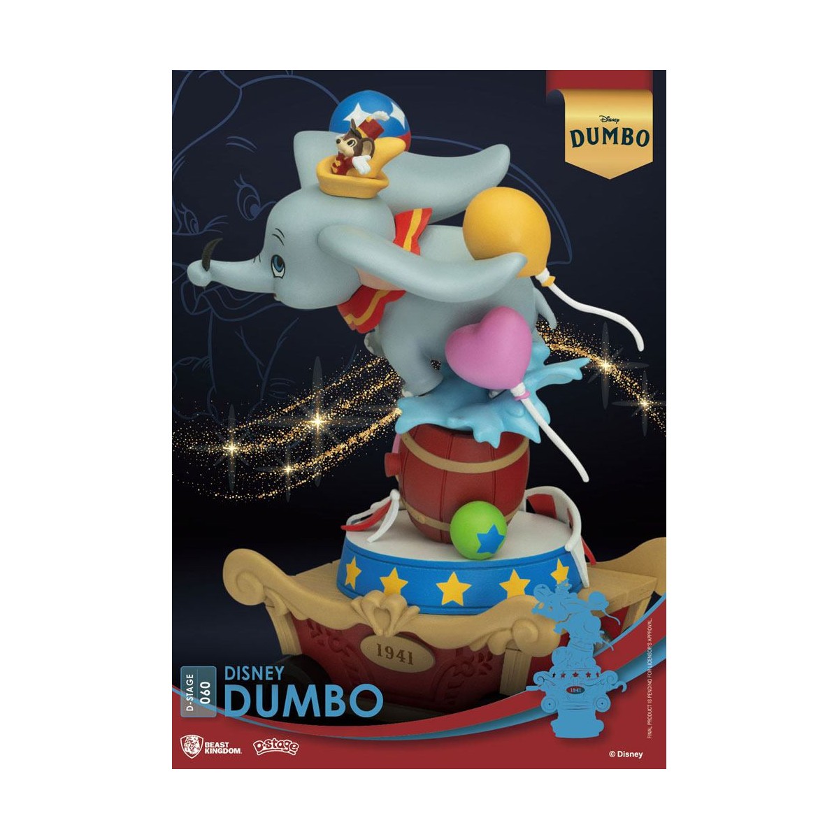 Regno della Bestia Disney Classic Animation Series diorama Dumbo - PVC D-Stage