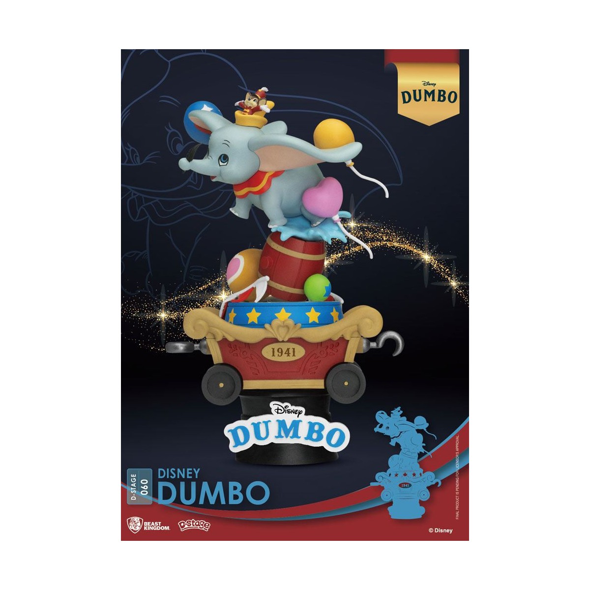 Regno della Bestia Disney Classic Animation Series diorama Dumbo - PVC D-Stage