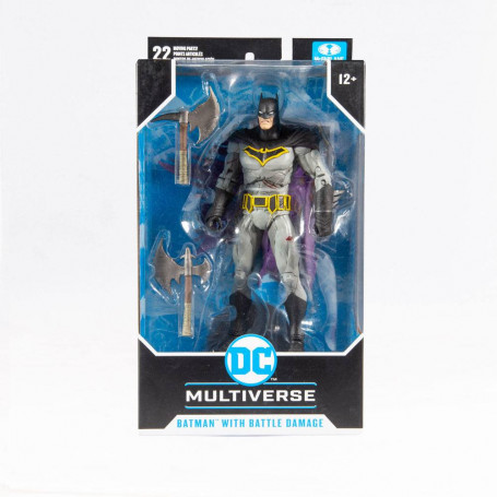 Mc Farlane - DC Multiverse - Batman con danni da battaglia (Dark Nights: Metal) 1/12