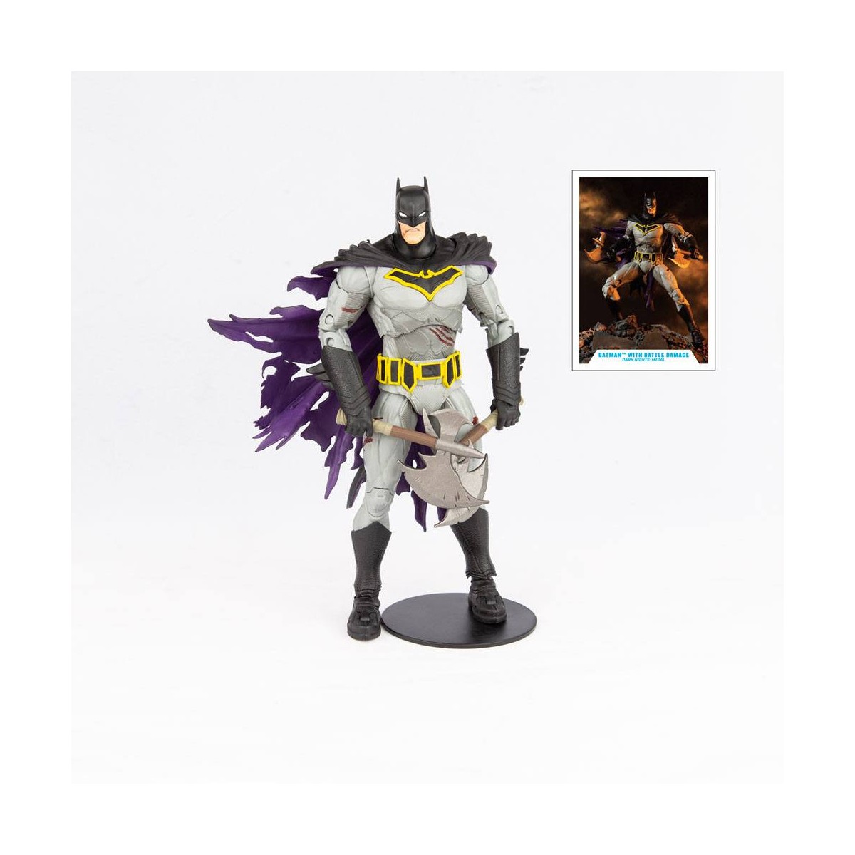 Mc Farlane - DC Multiverse - Batman con danni da battaglia (Dark Nights: Metal) 1/12