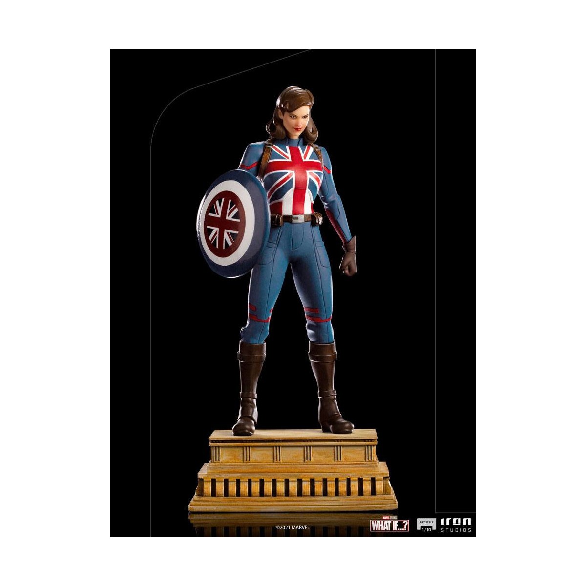 Iron Studios Marvel - What If...? Statuetta del capitano Carter 1/10 Art Scale