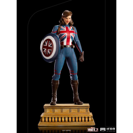 Iron Studios Marvel - What If...? Statuetta del capitano Carter 1/10 Art Scale