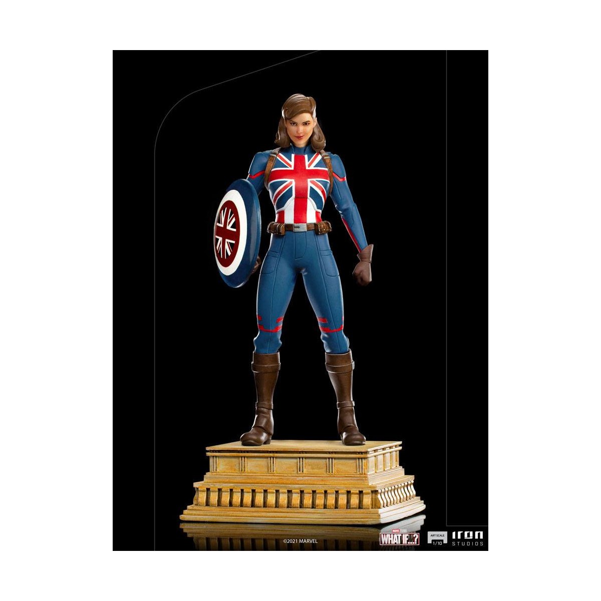 Iron Studios Marvel - What If...? Statuetta del capitano Carter 1/10 Art Scale