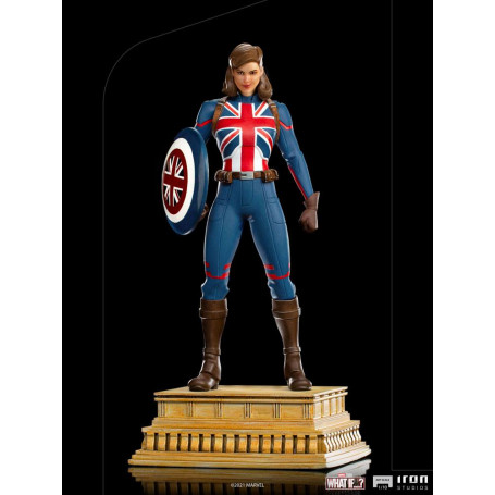 Iron Studios Marvel - What If...? Statuetta del capitano Carter 1/10 Art Scale
